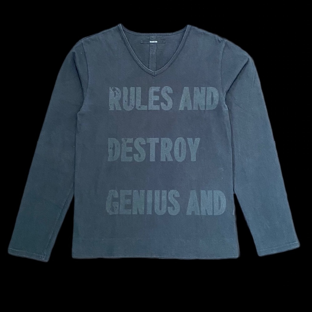 90s Yasuyuki Ishii Destroy Genius Long Sleeve